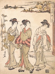Ashinoyu Spring i Hakone, ca. 1779. af Torii Kiyonaga