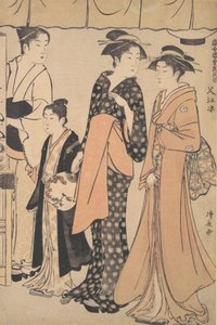 Afkøling ved Nakazu, 1782. af Torii Kiyonaga
