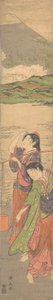 Dance of the Beach Maidens, slutningen af det 18. århundrede. af Torii Kiyonaga