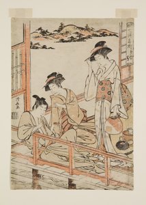 D?gashima (træblok i farver) af Torii Kiyonaga