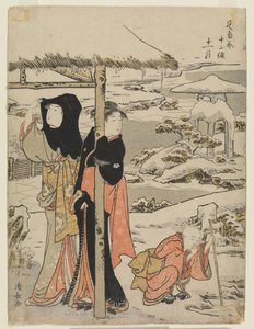 Den ellevte måned (Jūichi gatsu) af Torii Kiyonaga