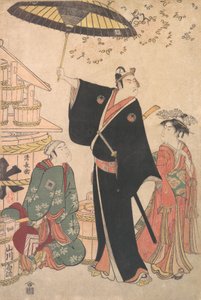 Ichikawa Yaozo III i The Role of Sukeroku fra The Play Yukari no Edo-sakura, også kendt som..., af Torii Kiyonaga
