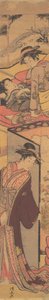 I et lysthus, slutningen af 1700-tallet. af Torii Kiyonaga