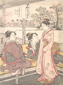 Inde i Nippori-huset Ebisu-Daikoku, ikke? 1793. af Torii Kiyonaga