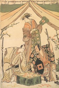 Dramaets sene, Ruger Kojima, 1784-85. af Torii Kiyonaga