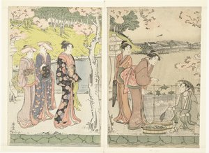 skildpadde sælger af Torii Kiyonaga