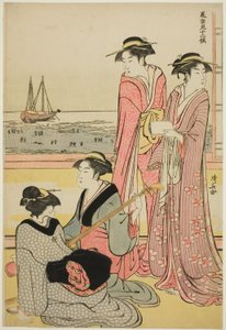 Den fjerde måned, fra serien "Tolv måneder i syd (Minami juni ko)" af Torii Kiyonaga