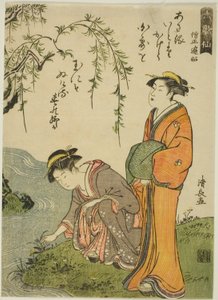 Poeten Sojo Henjo, fra serien "Seks udødelige digtere (Rokkasen)" af Torii Kiyonaga