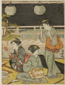 Den syvende måned (Shichigatsu), fra serien "Twelve Months in the South (Minami juni ko)" af Torii Kiyonaga