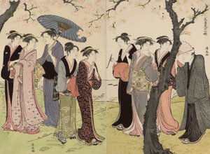 Den tredje måned af Torii Kiyonaga