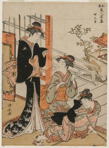 Tre kvinder fra serien A Brief Collection of Japanese Beautys, 1781. af Torii Kiyonaga