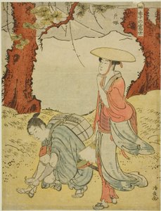 Totsuka, fra serien "Mount Fuji i de fire årstider (Shiki no Fuji)" af Torii Kiyonaga