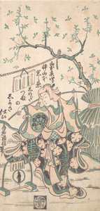 Kvinde fra Yamamoto Iwa, landsbyen Ihaku Yamamoto, As Zuma Shinoda, CT, 1747. af Torii Kiyonobu II
