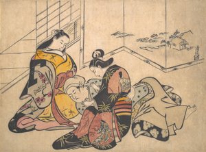 Tryk, 1703. af Torii Kiyonobu I