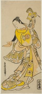 Dr. Joe Nakamura Saburo Som nogle dele af Keshozaka (?) af Torii Kiyonobu I