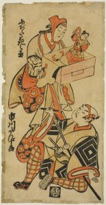 Tea Ac og rs Fujita Hana no Onna Draft d Ichikawa Danjuro Godt af Torii Kiyonobu I