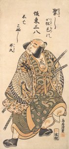 Skuespilleren Nakamura Nakazo som kriger, 1716-1