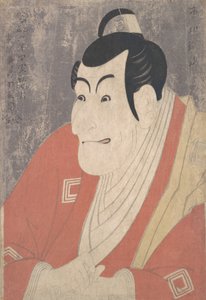 Ichikawa Grape Dyeing Doctor V As Takemura Sadano Staff Te Pai Powder Doctor Dyed Reins, 1794. , af Toshusai Sharaku
