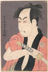 Ichikawa Omezō I i rollen som Yakko Ippei fra stykket "Koinyōbō somewake tazuna"