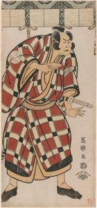 Skuespilleren Otani Hiroji III som Hata no Taizan Taketora af Toshusai Sharaku