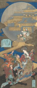 Scene i Gekkyuden - Dream of the Moon Palace, 1831.
