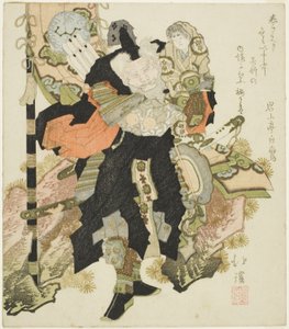 Takenouchi no Sukune af Totoya Hokkei