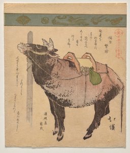 Bundet okse af Totoya Hokkei