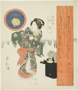 Willow Island (Yanagishima), fra serien "A Series of Willows (Yanagi bantsuzuki)" af Totoya Hokkei