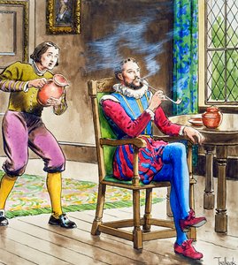Sir Walter Raleigh ryger pibe, c1900
