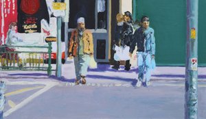 Street crossing, 2009 (olie på lærred)