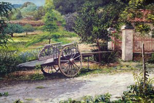 Gammel vogn, Vichy, Frankrig af Trevor Neal