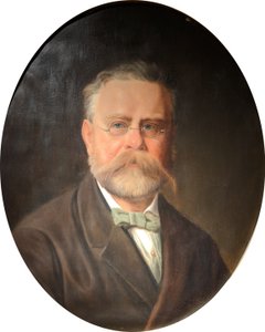 Portræt af Fritz Reuter, Regionalmuseum Neubrandenburg af Trzęsacz