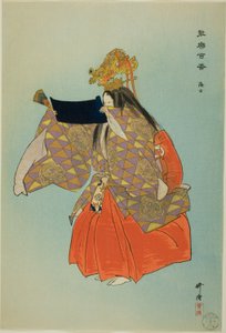 Ama, fra serien "One Hundred No Dramas (Nogaku hyakuban)" af Tsukioka Kogyo