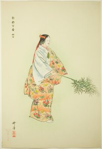 Hanjo, fra serien "One Hundred No Dramas (Nogaku hyakuban)" af Tsukioka Kogyo