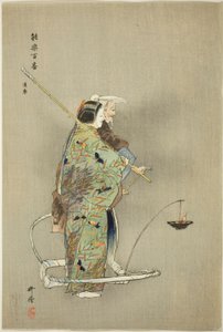Michimori, fra serien "One Hundred No Dramas (Nogaku hyakuban)" af Tsukioka Kogyo