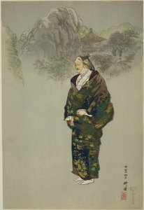 Oba-sute, fra serien "One Hundred No Dramas (Nogaku hyakuban)" af Tsukioka Kogyo