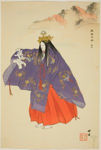 Tatsuta, fra serien "One Hundred No Dramas (Nogaku hyakuban)" af Tsukioka Kogyo