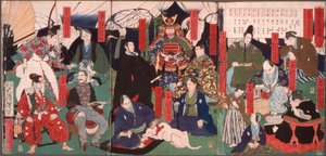 Portrætter af Tokugawa-klanens generationer af Tsukioka Yoshitoshi