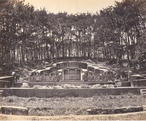 Mandaringrav ved Foochow, ca. 1869. af Tung Hing.