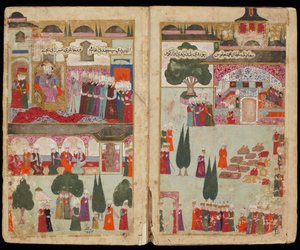 Le couronnement du sultan ottoman Mehmet III (1566-1603) au palais Topkapi, da 1595 - Mehmed III