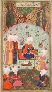 TSM H.804 & H.806 Kronprinsen fejrer sejren med et måltid i haven, 1534 af Turkish School