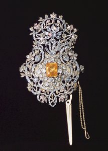 Tyrkisk Reshma (pandebånd), prydet med ædelsten, 1700-tallet