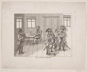 Den politiske barberstue af Ubekendt