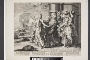 Lots og hans families flugt fra Sodoma af Ubekendt