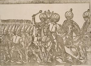 En tyrkerprocession af Ubekendt KKSgb6453