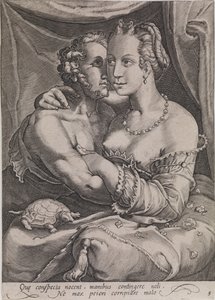 Røre ved af Ubekendt efter Jan Saenredam efter Hendrick Goltzius