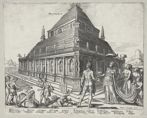 Verdens otte vidundere af Ubekendt efter Philips Galle efter Maarten van Heemskerck