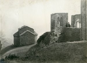 Klosteret San Pietro al Monte, Civate, Lombardiet, Italien, fotografi af Ugo Monneret de Villard, ca. 1910 af Ugo Monneret de Villard