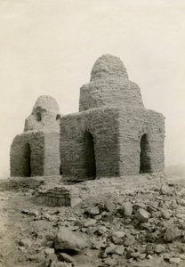 Kuppelformet grav, Agargia, Sudan, foto af Ugo Monneret de Villard af Ugo Monneret de Villard
