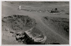 Fragmenter af stele, Axum, Etiopien, foto af Ugo Monneret de Villard af Ugo Monneret de Villard